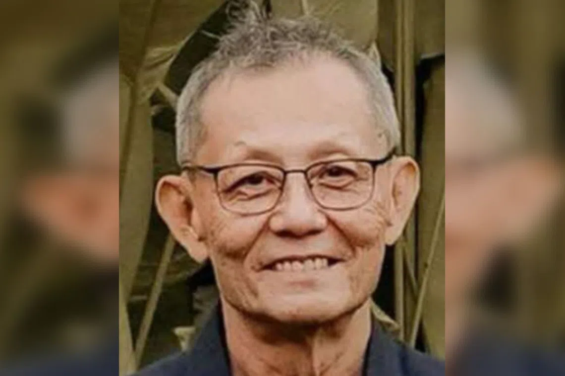 Lau Kim Lok had last been seen in the vicinity of Marina Bay Sands on Aug 1 at about 2.40pm.
