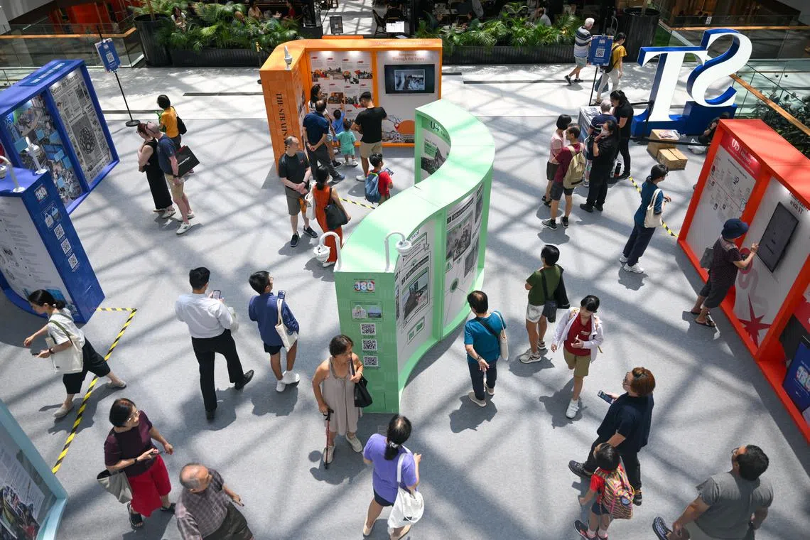 The exhibition opened at Raffles City Shopping Centre’s Atrium on Level 3 on Aug 8, and will run till Aug 17.