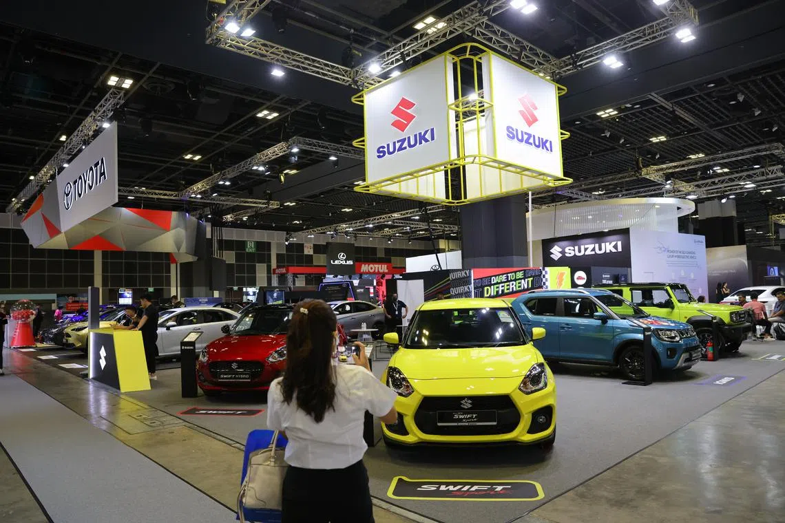 Singapore Motorshow, presented by the Motor Traders Association of Singapore, started on Thursday and runs till Jan 15. 