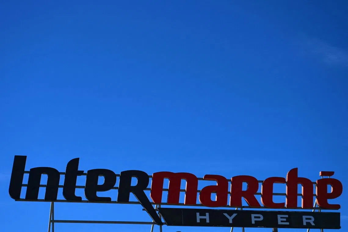 Some 150-200 Intermarche shops were targeted, along with almost 100 Cooperative U outlets, in the attack.