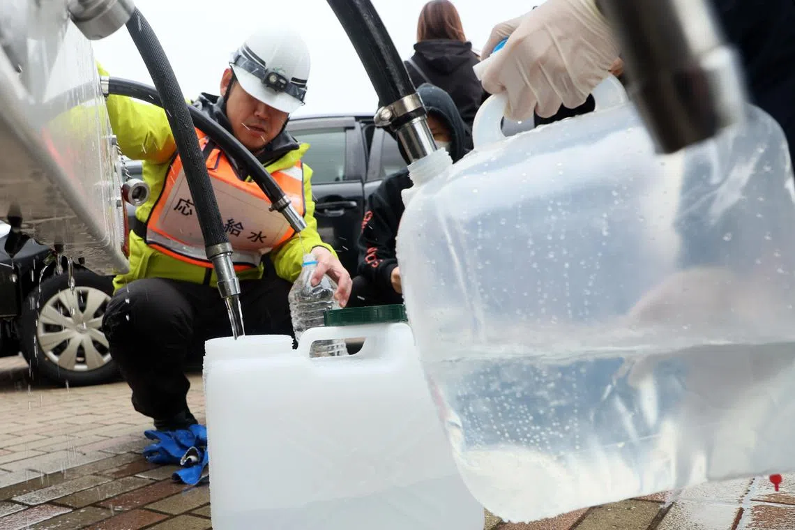 Relief workers are trying to move people to secondary shelters in other regions with water, electricity and heaters.
