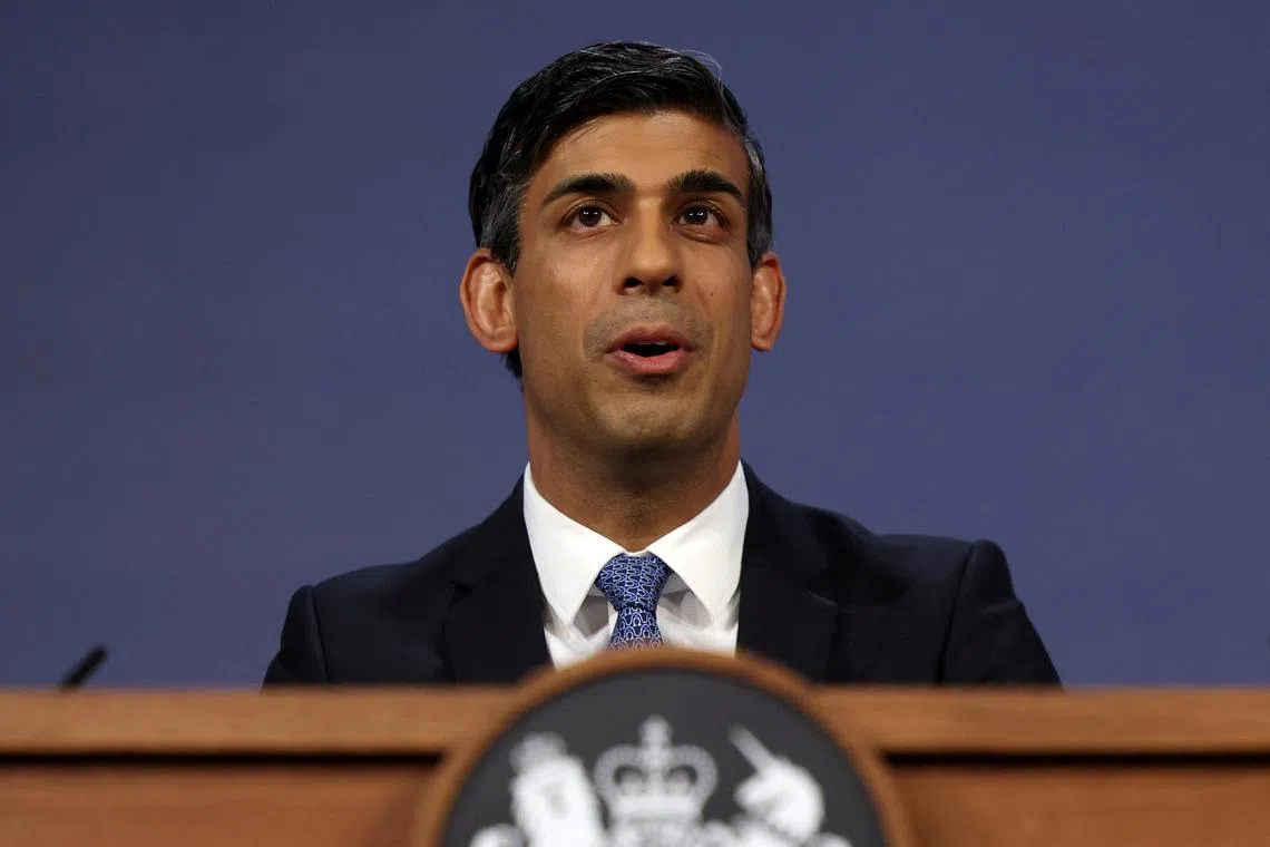Mr Rishi Sunak is facing growing internal pressure from his governing Conservative Party to lower taxes ahead of a general election.