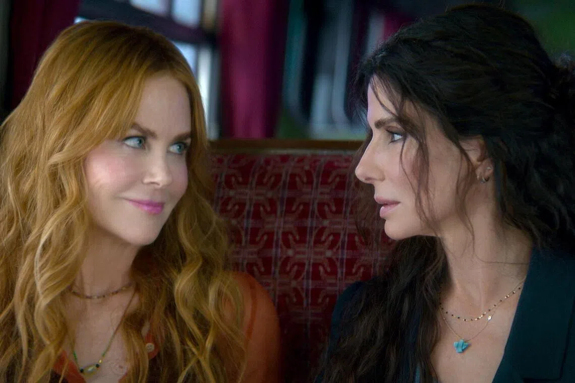 Sandra Bullock (right) and Nicole Kidman in Practical Magic 2.