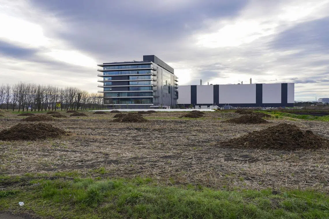 Taiwan Semiconductor Manufacturing Co.'s (TSMC) new factory in Kikuyo, Kumamoto Prefecture, Japan, on Friday, Feb. 23, 2024.