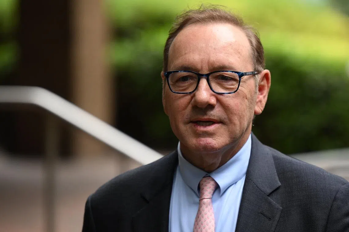 US actor Kevin Spacey is facing 12 charges related to incidents that the prosecution says involved four men.
