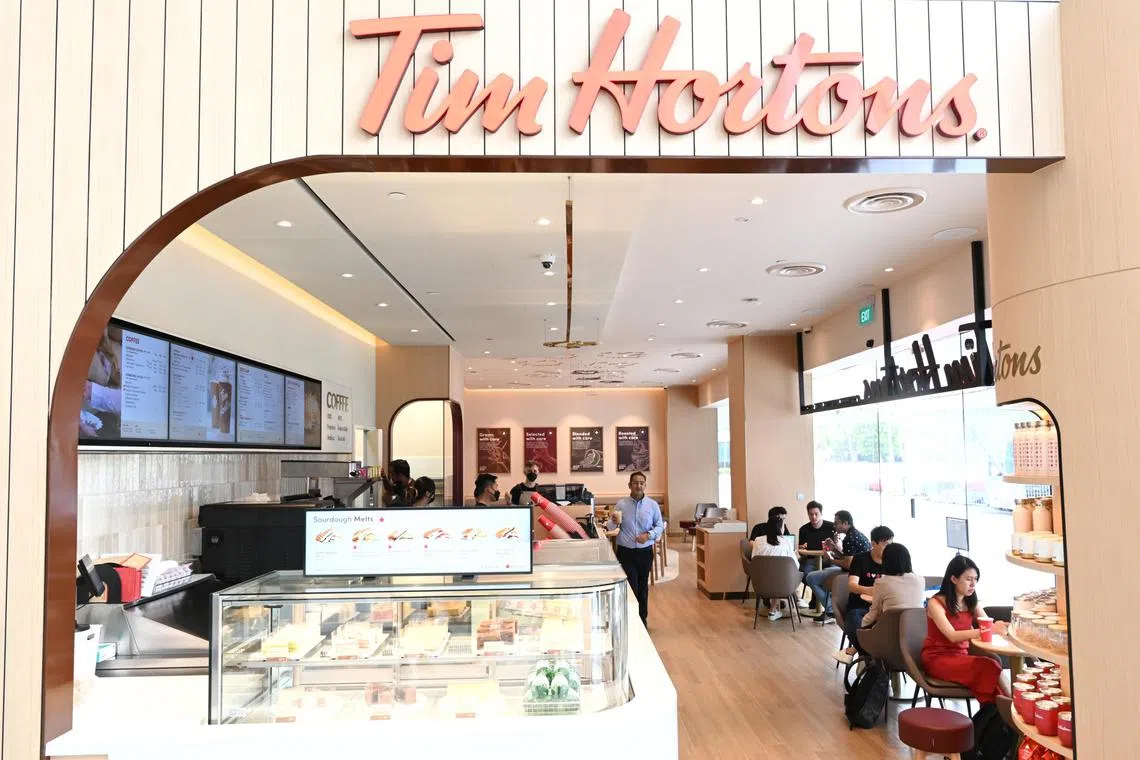 Coffee chain Tim Hortons launching first-ever Singapore outlet at VivoCity
