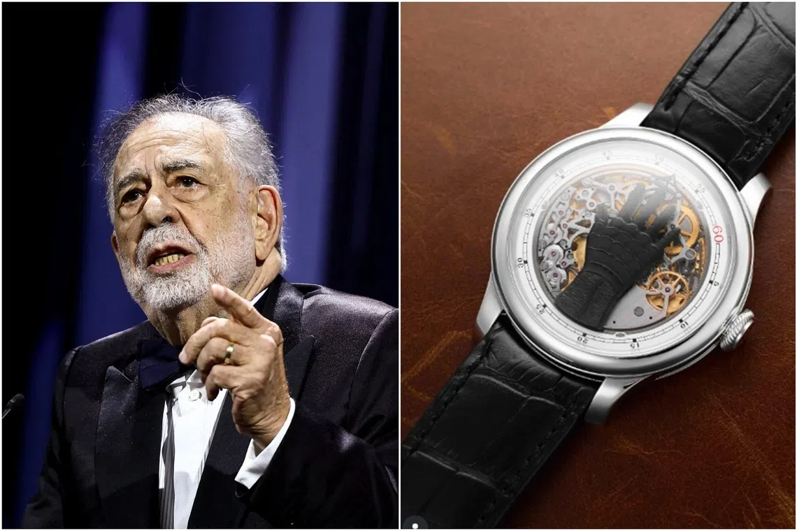 Francis Ford Coppola would be offering his timepiece, the Unique FFC Prototype by F.P.Journe, for sale on Dec 6 through Phillips, a leading auction site.