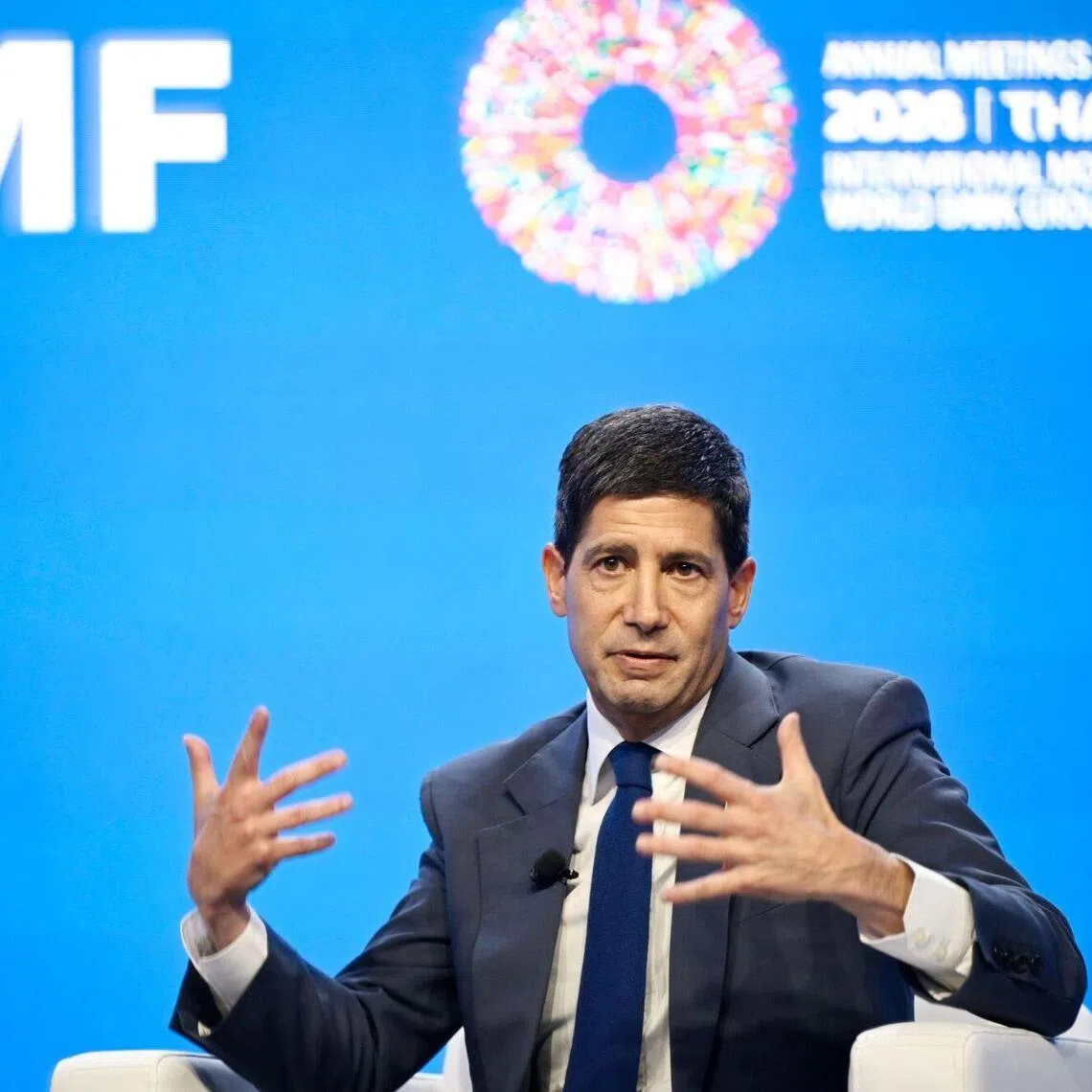 At the IMF’s annual meetings in Bangkok, US Federal Reserve chairman Kevin Warsh reiterated that the Fed will deliver price stability.
