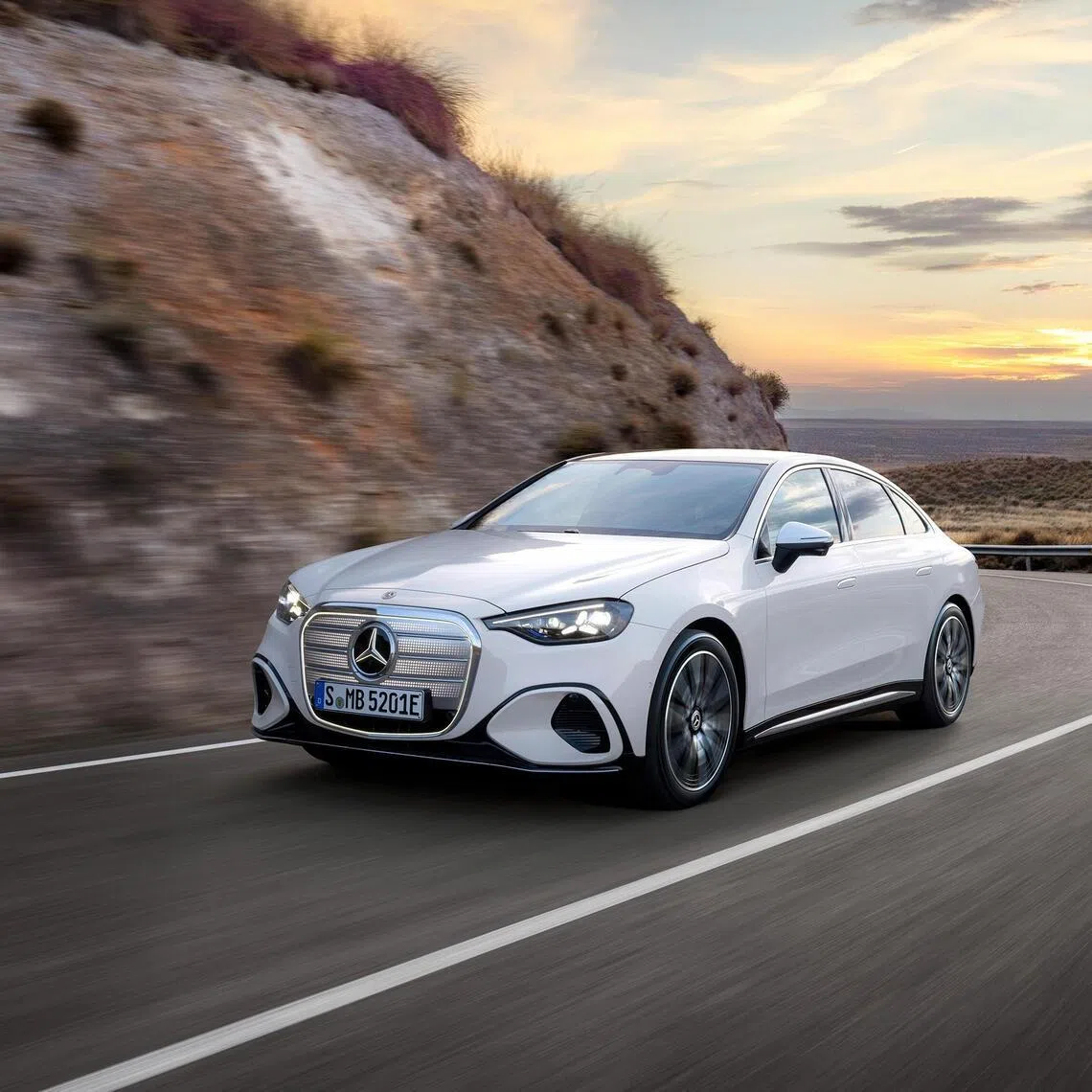 The new Mercedes-Benz C-class in electric form can travel up to 762km on a single charge. 