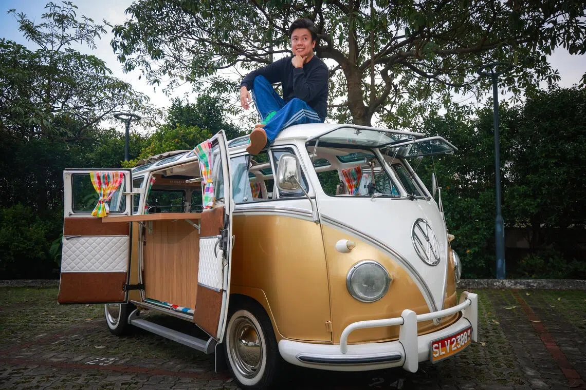 Tobias Peng, founder of icecream van line Scoopy's & Cream.