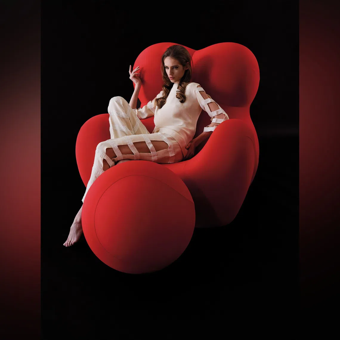 The B&B Italia Up Armchair (1969) is an icon of the show.