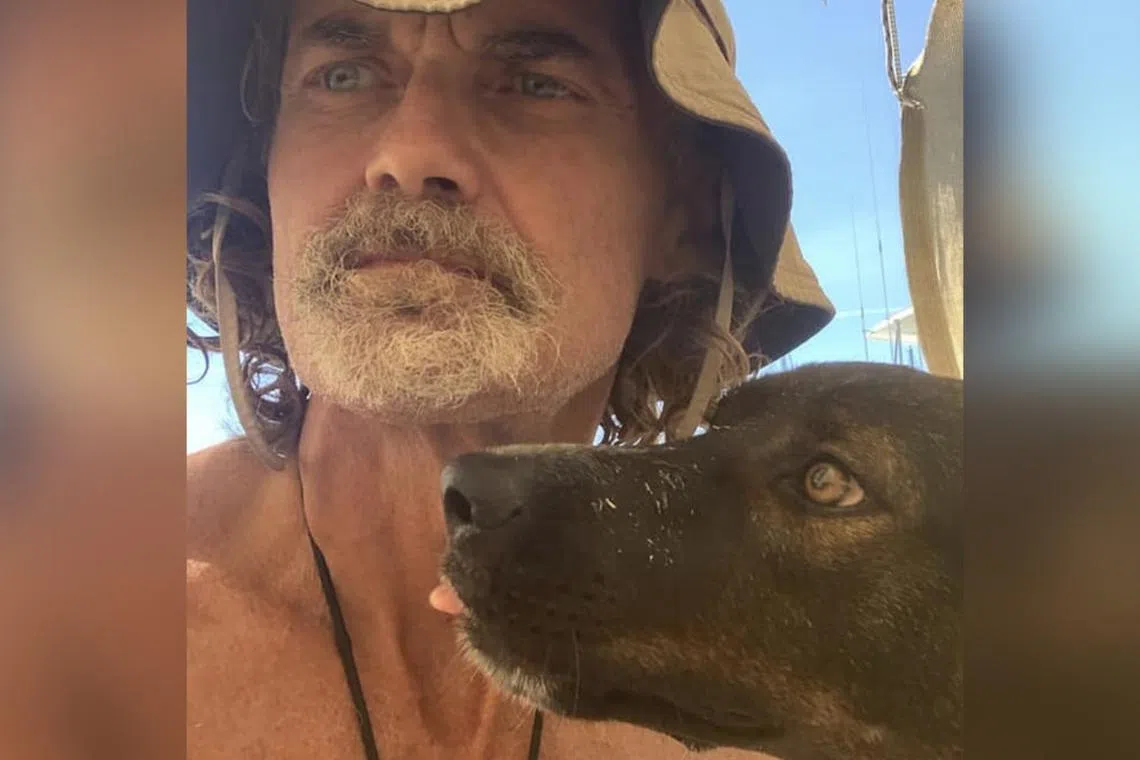Tim Shaddock and his dog Bella survived by drinking rainwater and snacking on raw fish.