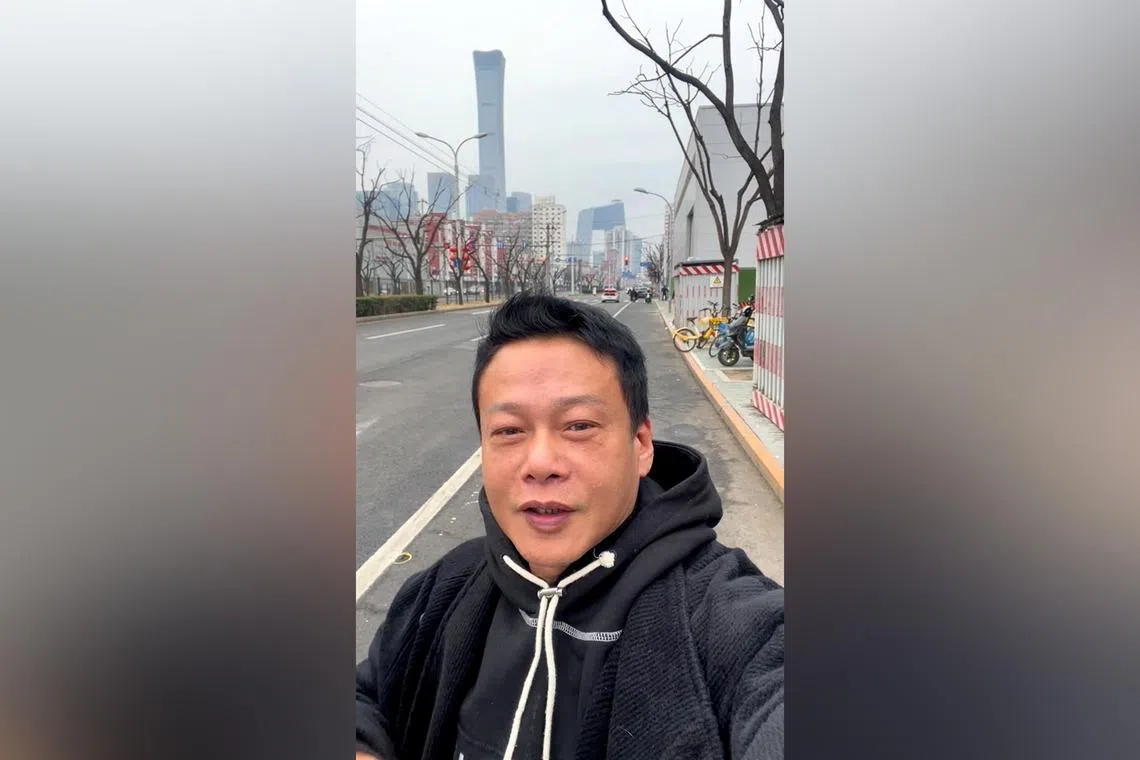 Lee Kang-sheng urged his followers not to worry about his condition on May 22.