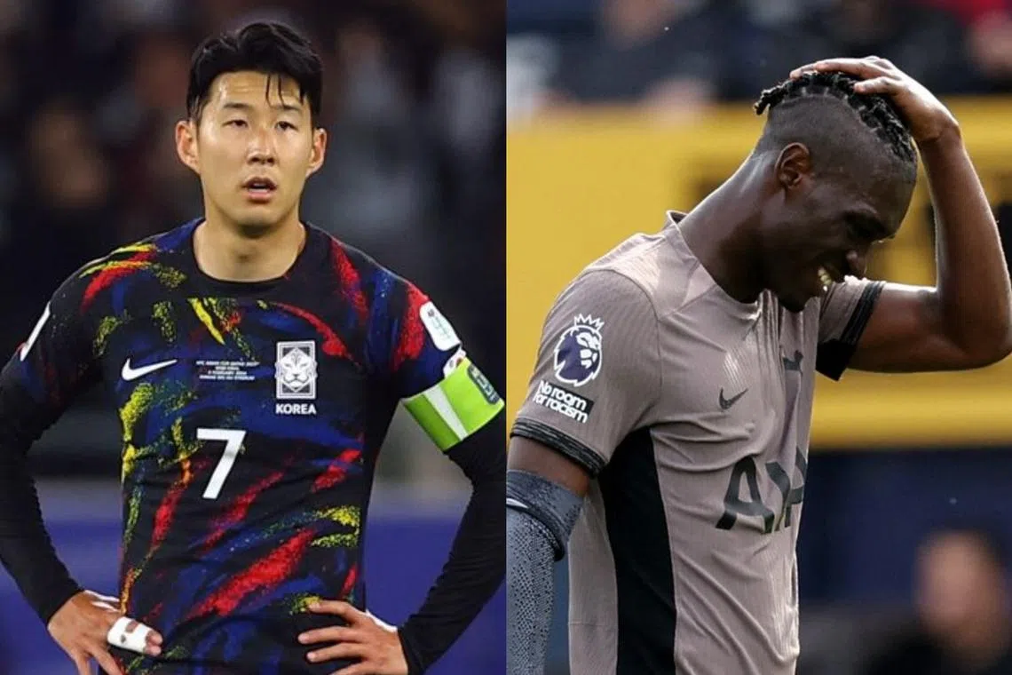 Son Heung-min (left) and Yves Bissouma have returned to Tottenham Hotspur from international duty.