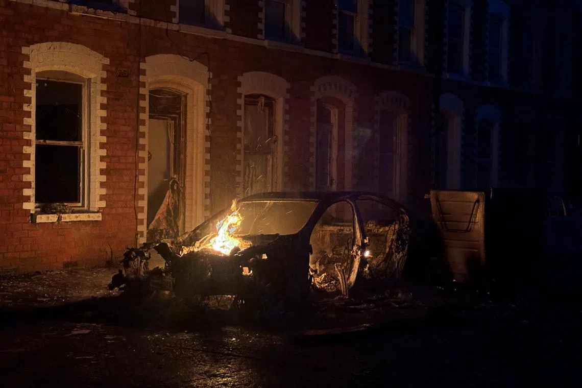 Anti-immigrant violence erupts across Belfast afte