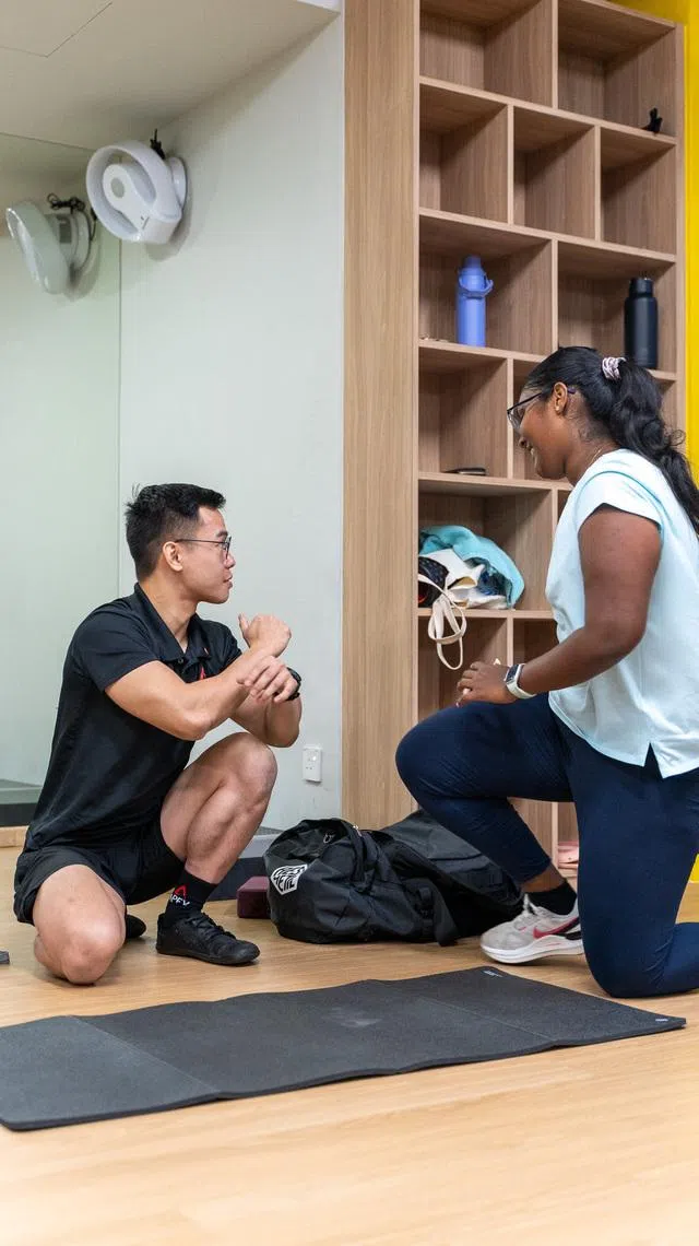 Apex Training and Performance’s Barry Chew, focuses on building strength, mobility and daily physical function.