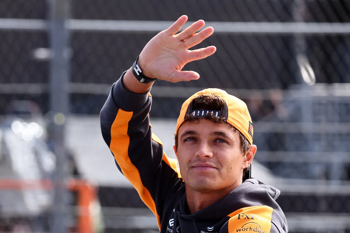 Formula One F1 - Dutch Grand Prix - Circuit Zandvoort, Zandvoort, Netherlands - August 23, 2026 McLaren's Lando Norris ahead of the race REUTERS/Jakub Porzycki
