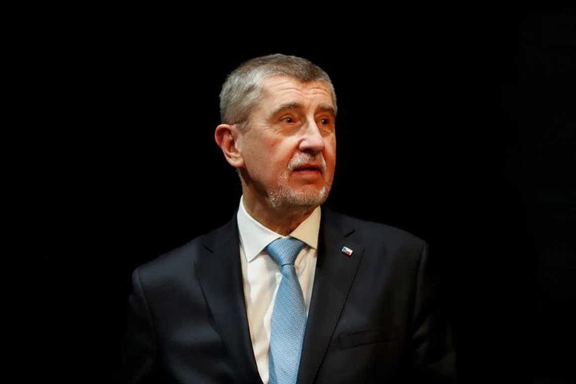 FILE PHOTO: Czech former Prime Minister and current presidential candidate Andrej Babis meets his supporters ahead of an election run-off in Benesov, Czech Republic, January 19, 2023. REUTERS/David W Cerny