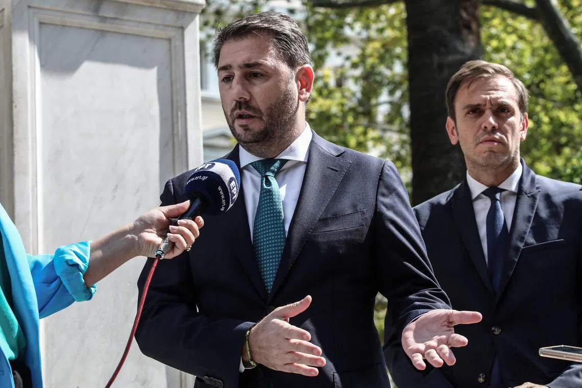 Socialist opposition leader Nikos Androulakis filed a complaint in July with top court prosecutors over an attempted bugging of his phone.