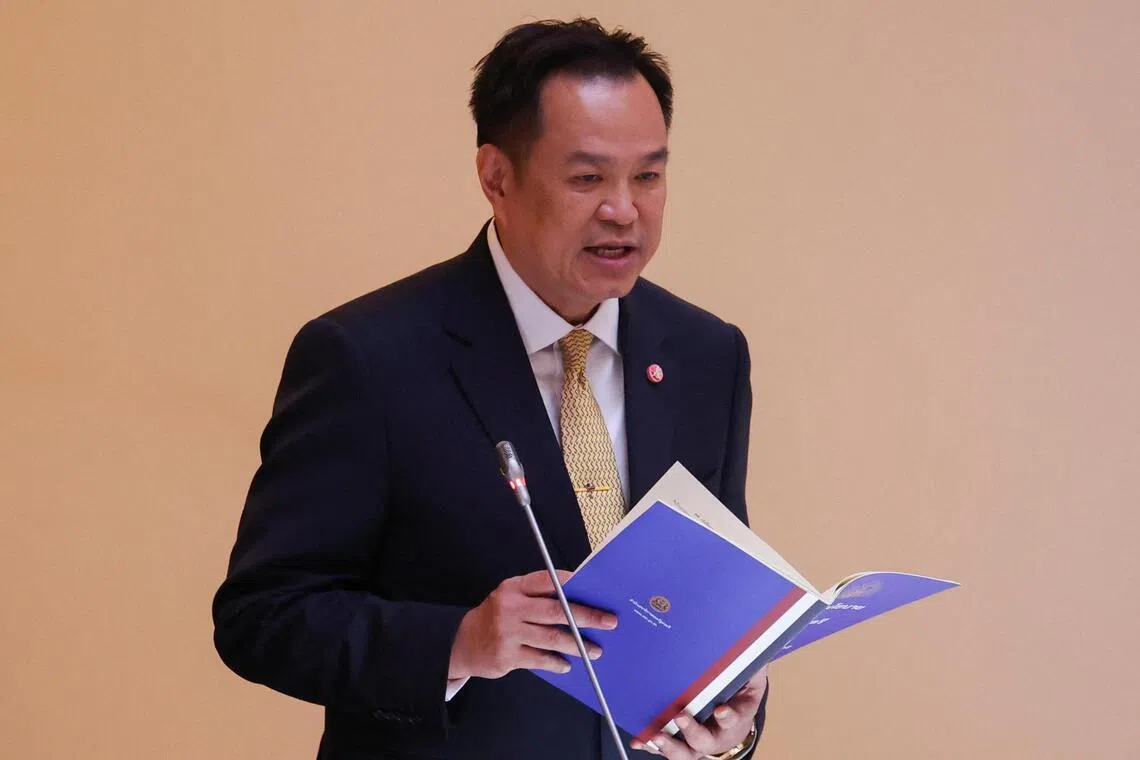 This will be Mr Anutin Charnvirakul’s first official visit to the Republic since taking office in September 2025.