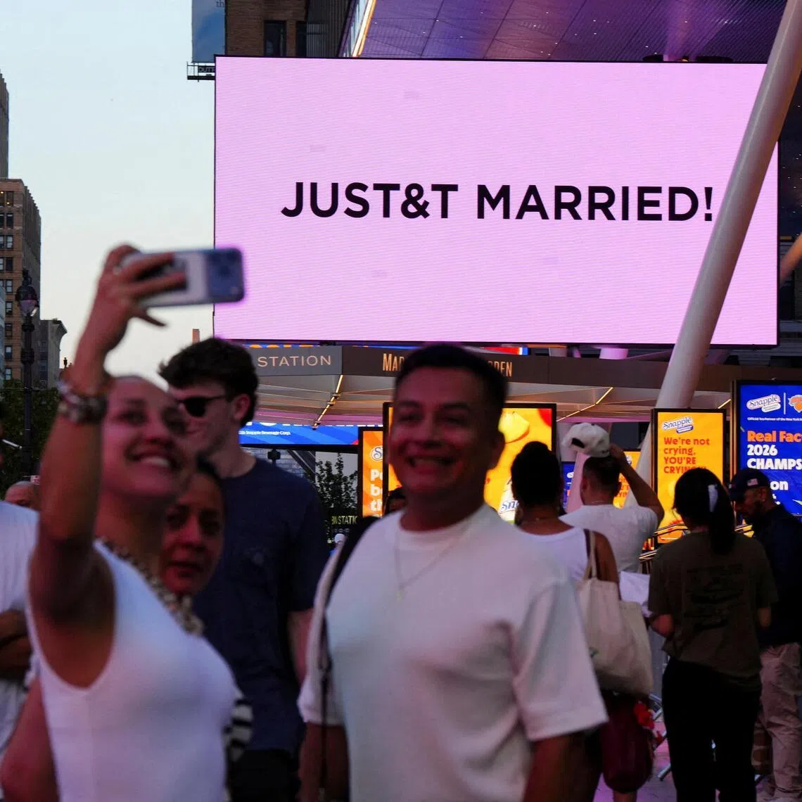 The couple donated US$26 million to charities ahead of their wedding on July 3.