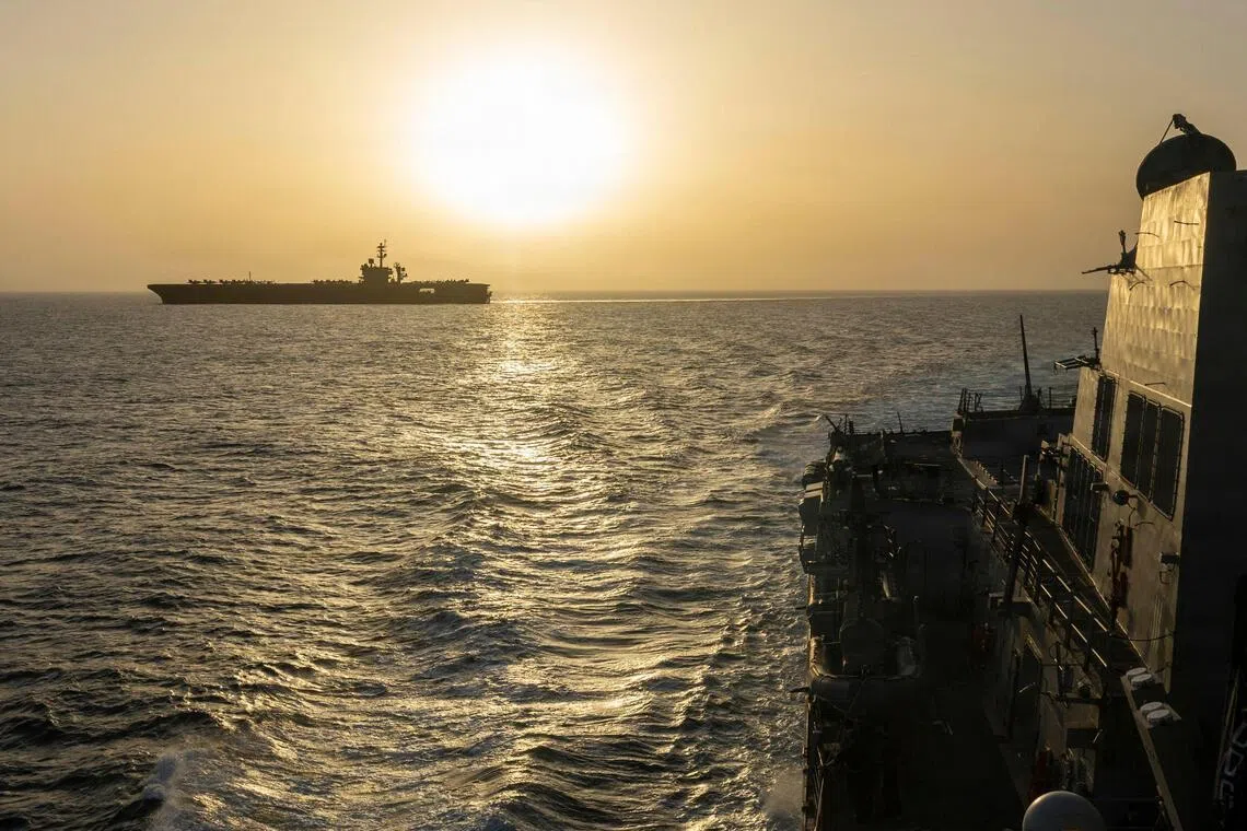 A US naval blockade interdicting Iran-linked vessels entering or leaving the Persian Gulf has been in place since April 13, 2026.