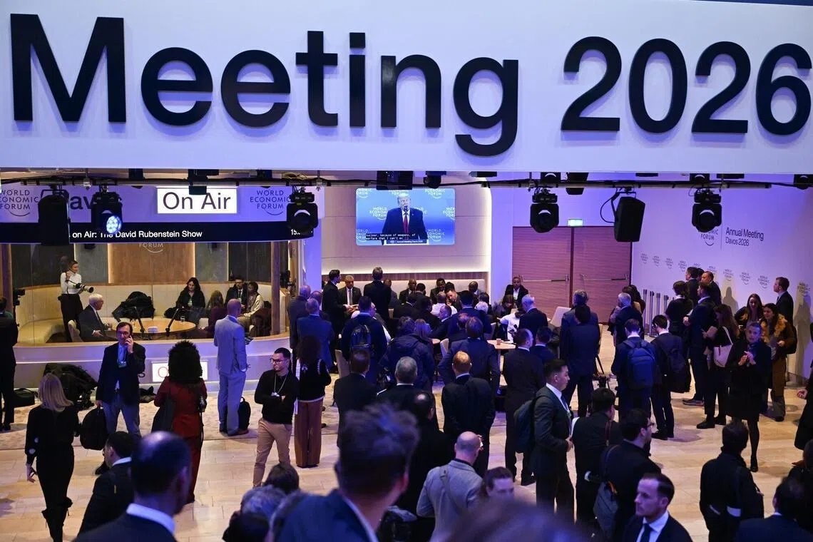 In one overflow room, attendees mockingly laughed and gasped throughout US President Donald Trump's speech.