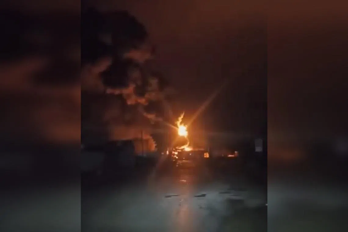 Kaluga regional governor Vladislav Shapsha said on Telegram that an industrial site in the city of Lyudinovo had been hit.