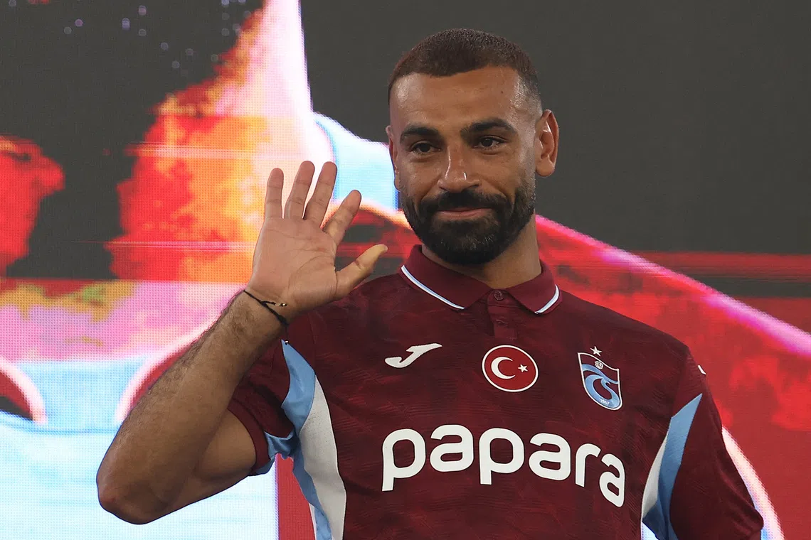 Soccer Football - Trabzonspor unveil new signing Mohamed Salah - Papara Park, Trabzon, Turkey - August 6, 2026  Trabzonspor's new signing Mohamed Salah REUTERS/Umit Bektas