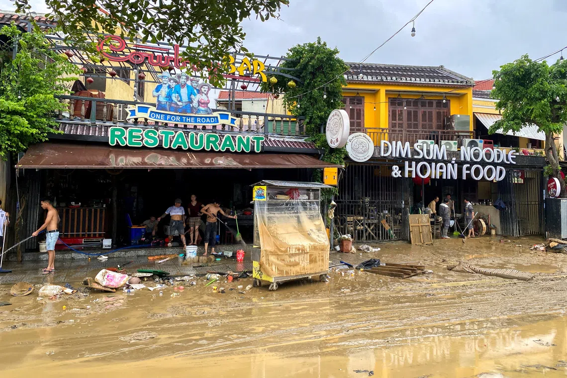 The deluge swamped Hoi An’s lantern-lit streets and centuries-old wooden houses.