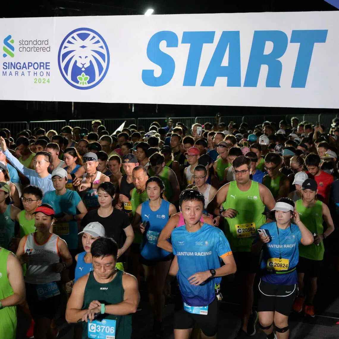 The half-marathon and marathon events will take place on two separate days at the 2025 Standard Chartered Singapore Marathon.