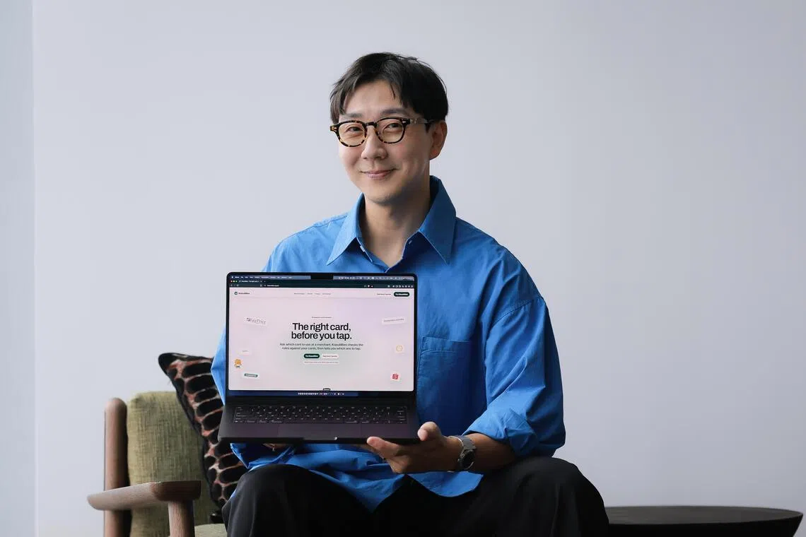 Hosan Swee, creator of KiasuMiles, taught himself to code using artificial intelligence and built the website, which recommends the best credit cards to use at different merchants to maximise airline miles.