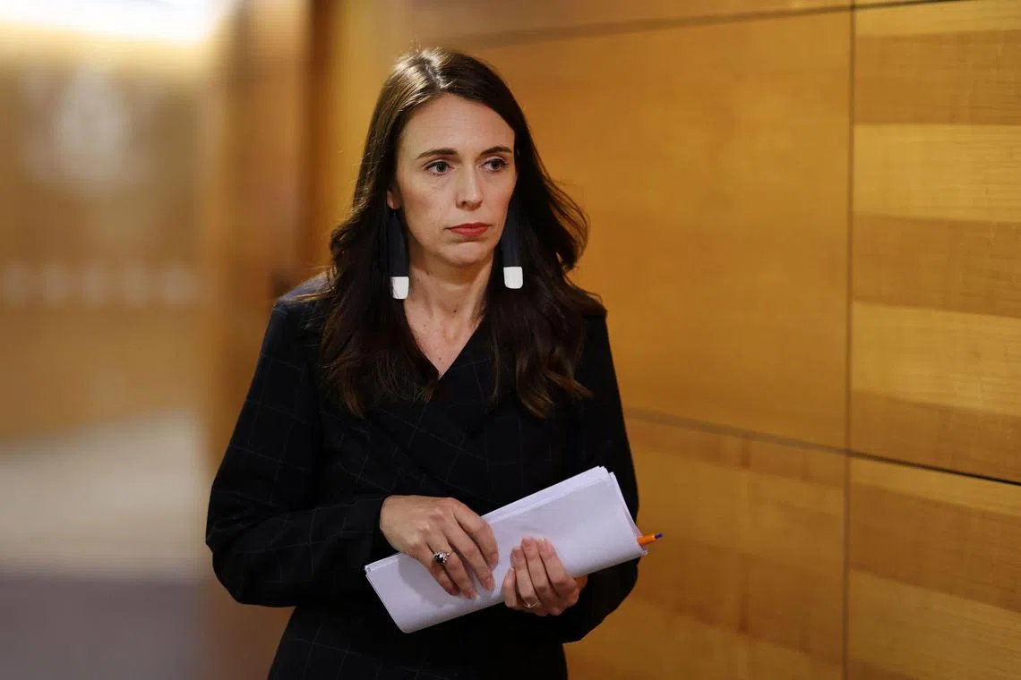Ms Jacinda Ardern became a target for misogyny and personal attacks as some objected to her strict social restrictions to battle Covid-19.