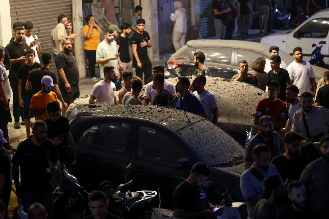 A loud blast was heard in Beirut's southern suburbs - a stronghold of Lebanese armed group Hezbollah.