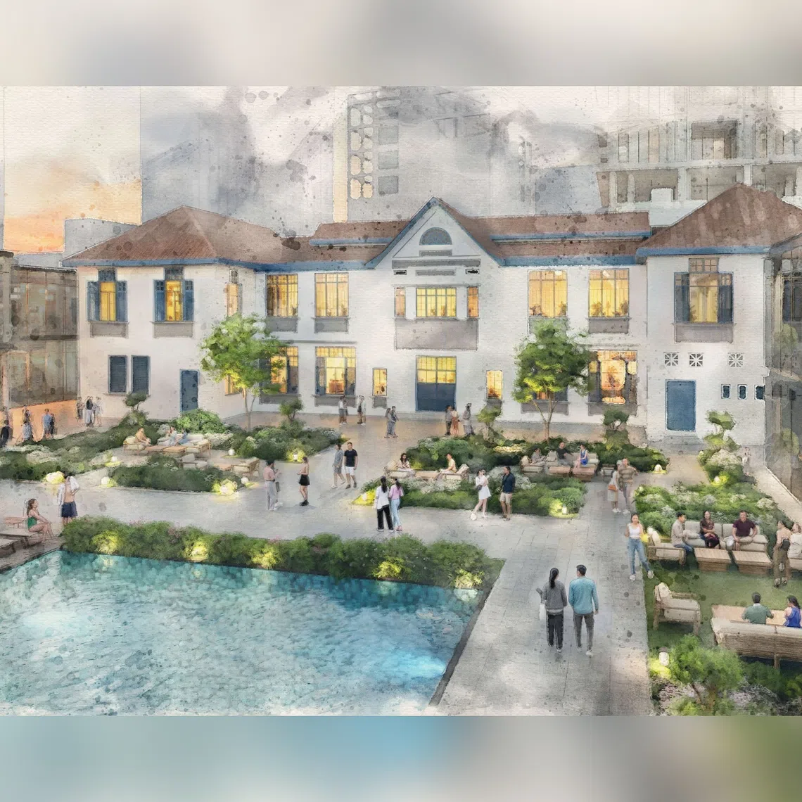 An artist’s impression of redeveloped 37 Emerald Hill.