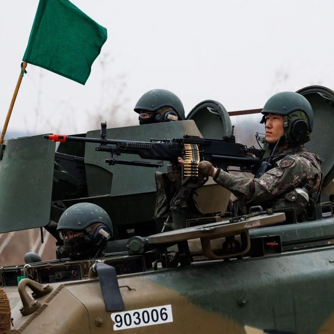 Mr Lee said the armed forces’ foremost responsibility was to maintain readiness to respond to provocation by North Korea.