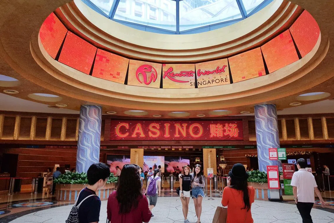 Genting Singapore reported a 12 per cent drop in gaming revenue for the first half of 2025. 