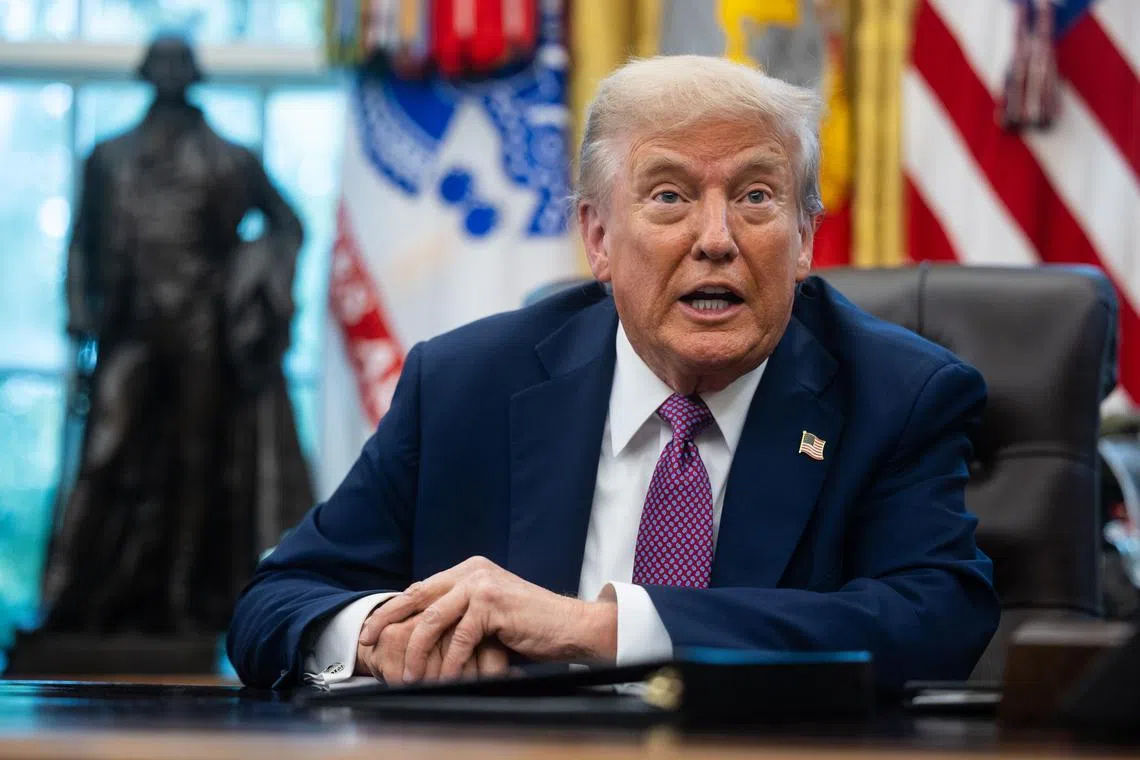 The five-day nationwide poll showed 56 per cent of respondents disapproved of Mr Trump’s presidential performance.