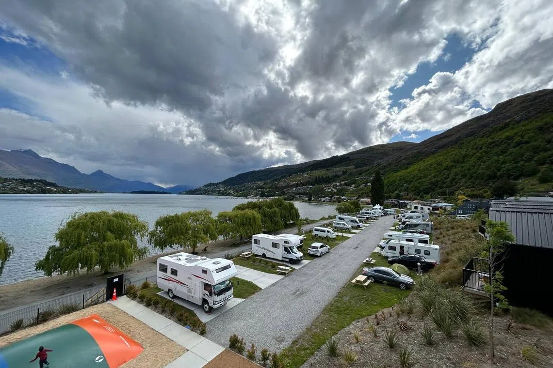 It is almost full house at the Driftaway Queenstown, a holiday park on the shores of Lake Wakatipu in Frankton.