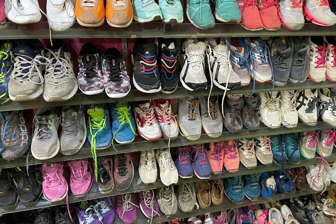 This will ensure collected shoes are transported to a waste management firm instead of being accidentally sorted to be resold.