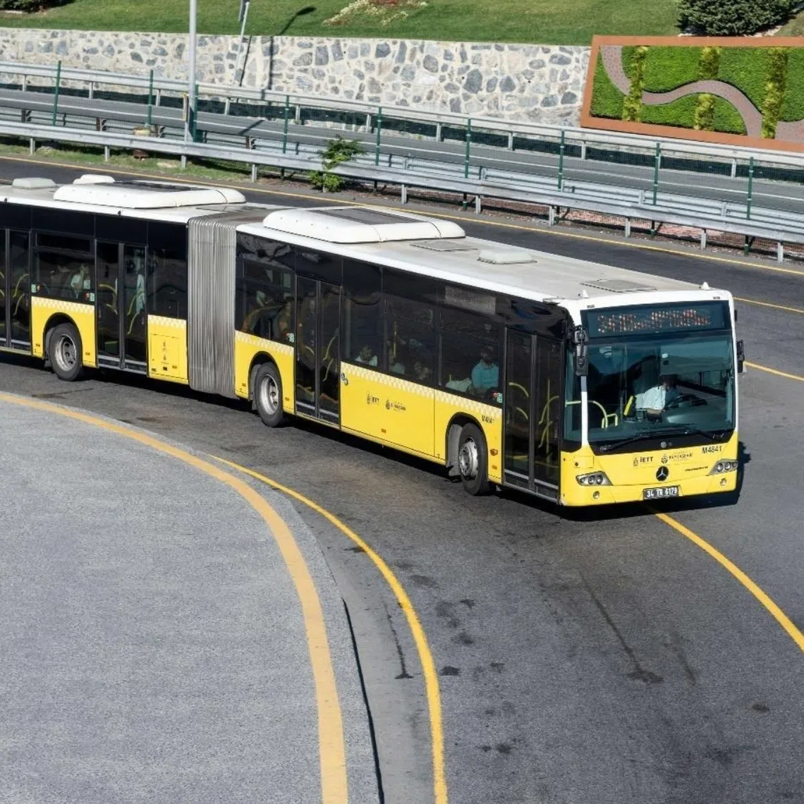 A conventional BRT in Turkey. LTA said BRT could complement the MRT and conventional buses by providing a medium-capacity transport option.