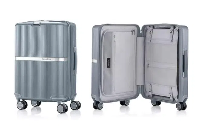 Best luggage brands in Singapore: Samsonite Minter Spinner 55/20 Silver