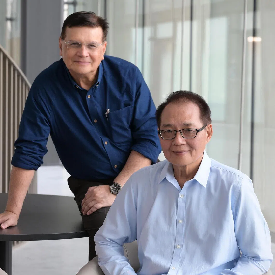 (From left) Former SID director Eddie Teo, former SID chief-of-staff Kevin Santa Maria and former SID senior director Ng Kah Meng.