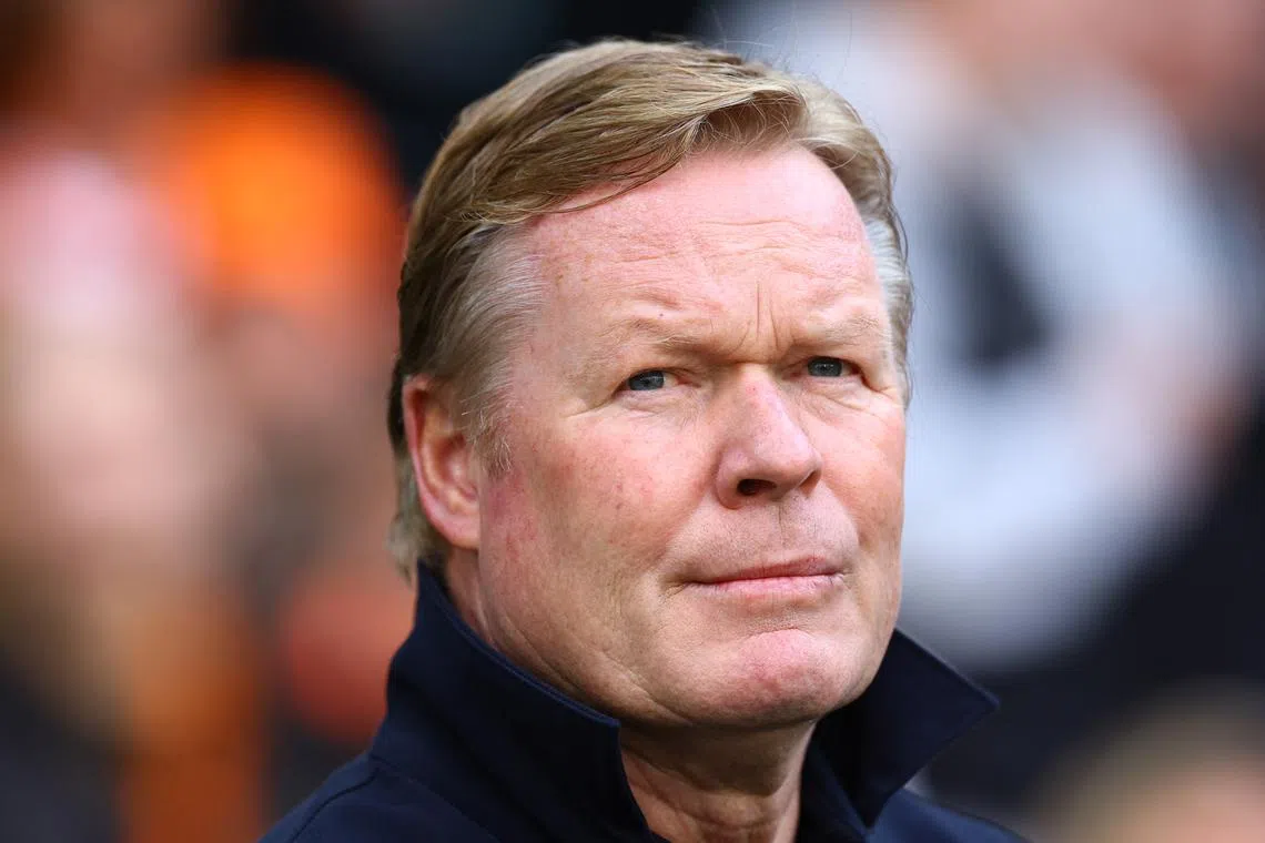 FILE PHOTO: Soccer Football - World Cup - European Qualifiers - Group G - Netherlands v Malta - Euroborg Stadion, Groningen, Netherlands - June 10, 2025 Netherlands coach Ronald Koeman REUTERS/Piroschka Van De Wouw/ File Photo