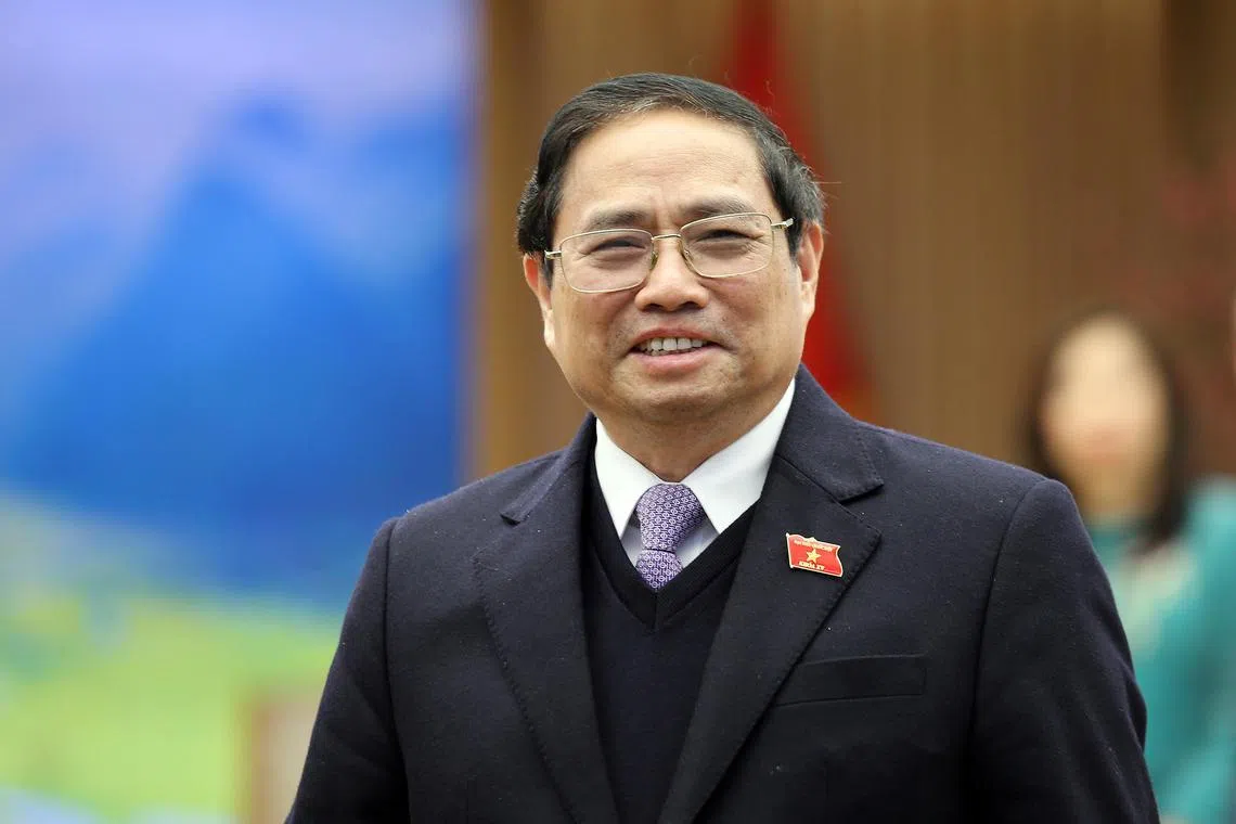 This is Vietnamese Prime Minister Pham Minh Chinh's first official visit to Singapore since he took office in 2021. 