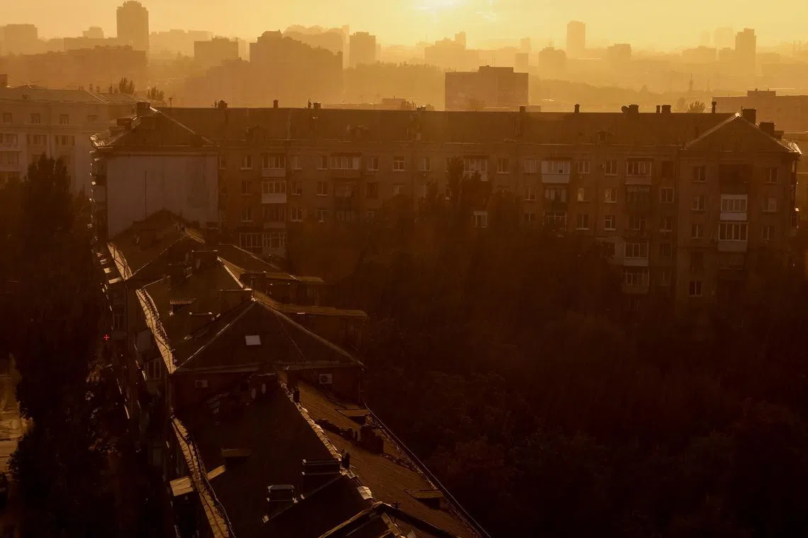 Journalists reported hearing explosions across Kyiv after a nationwide air raid alert was issued.