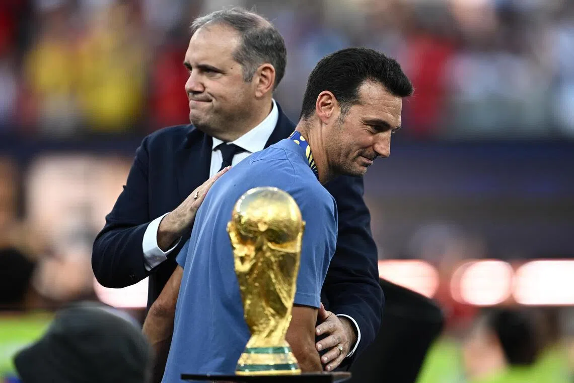 Tearful Lionel Scaloni, uncertain of Argentina future, leaves World Cup with gratitude after final loss.
