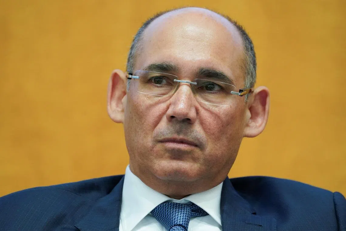 Bank of Israel Governor Amir Yaron during the international Monetary Fund's (IMF) annual research conference on \"Global Interdependence\" in Washington, U.S., November 9, 2023. REUTERS/Kevin Lamarque/File Photo