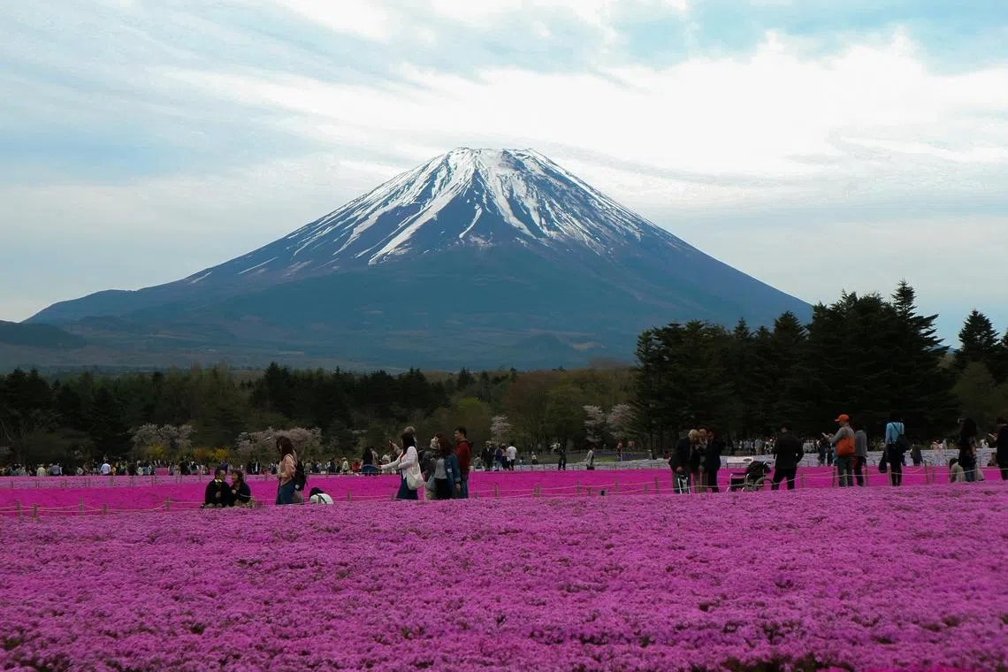 Footfall on Mount Fuji has returned to pre-pandemic levels.