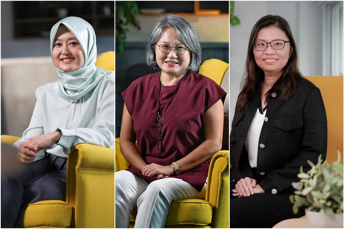 Three women politicians speak to The Straits Times about the stereotypes they have had to push against and what keeps them going.